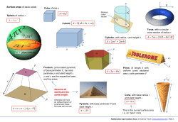 Areas of basic shapes - The Eclecticon of Dr French