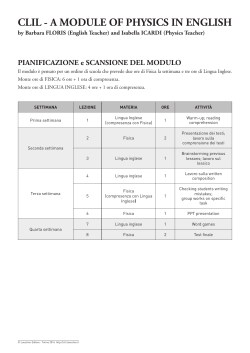 Lingua inglese - CLIL - Loescher