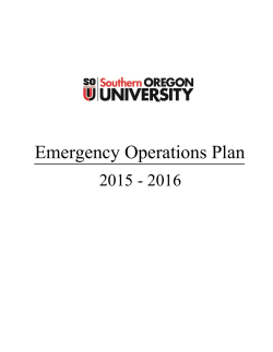 Emergency Operations Plan - Inside SOU