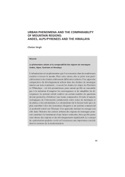 andes, alps/pyrenees and the himalaya