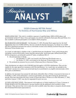 GOZA Extends KETRA Relief to Victims of