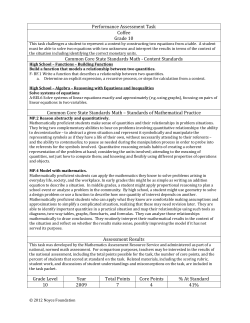 Coffee - Inside Mathematics