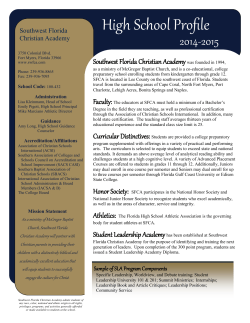 High School Profile - Southwest Florida Christian Academy