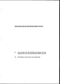 HIGHLANDS AND ISLANDS DEVELOPMENT BOARD (1) AN