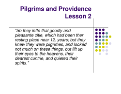 Pilgrims and Providence Lesson 2
