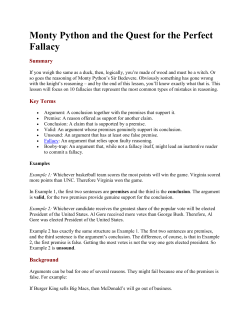 Monty Python and the - Annenberg Classroom