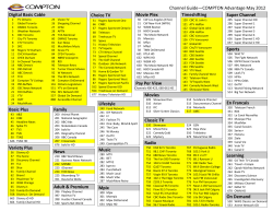 Digital Basic Cable Timeshifting Basic Plus Movie Plex Variety Plus