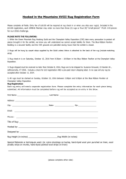 2016 Rug Registration Form to print