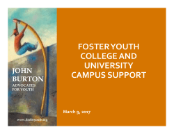 slides - John Burton Advocates for Youth