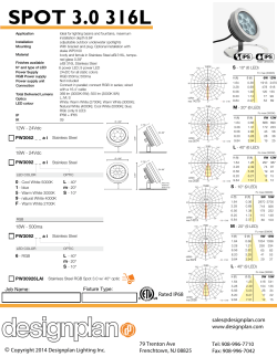 Cutsheet - Design Plan
