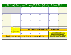 SJC Leaf Program Work Days Calendar Days Oct-Dec-1