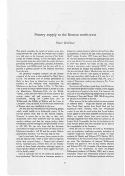 Pottery supply to the Roman north-west