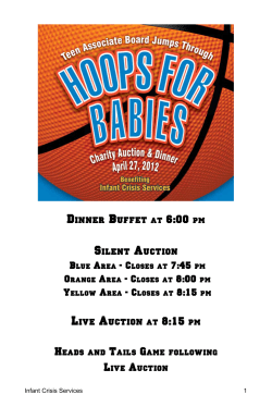 Dinner Buffet At 6:00 Pm