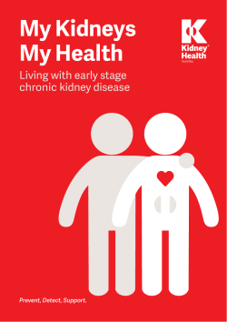 My Kidneys My Health - Kidney Health Australia