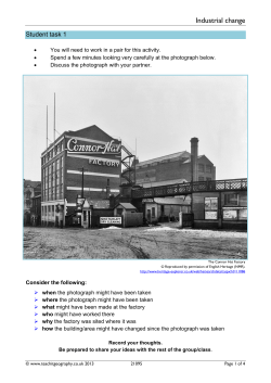 Industrial change - Teachit Geography