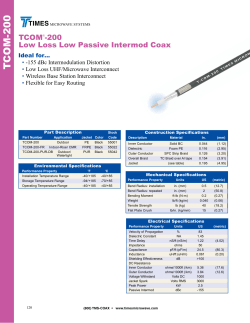 T COM-200 - Times Microwave