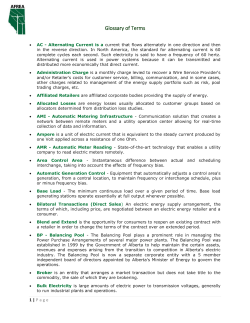 Glossary of Terms
