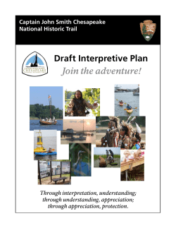 Draft Interpretive Plan Join the adventure!