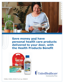 Save money and have personal health care products delivered to