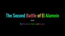 The Second Battle of El Alamein