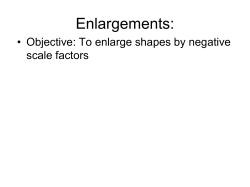 Enlargement (From a Point)