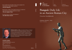 Pompeii: Daily Life in an Ancient Roman City