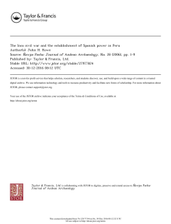 The Inca civil war and the establishment of Spanish power in Peru
