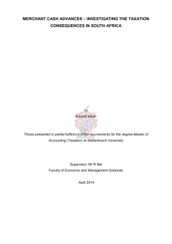 merchant cash advances – investigating