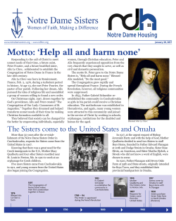 Motto: `Help all and harm none`