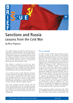 Sanctions and Russia