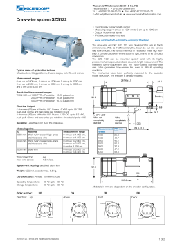 Data sheet - Wachendorff Automation