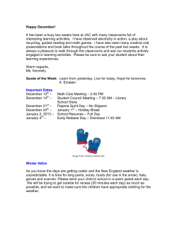 JAC Update 12/7/12