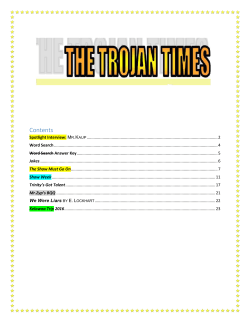 Contents - Holy Trinity Catholic High School