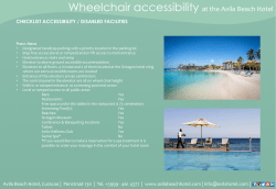 Wheelchair accessibility at the Avila Beach Hotel