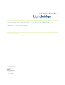 On the Practical Use of Lightbridge Thorium
