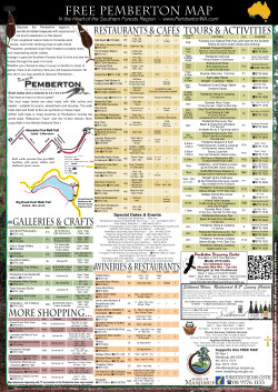 Pemberton Discovery Map