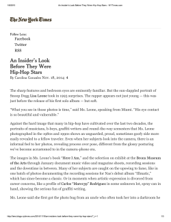 An Insider`s Look Before They Were HipHop Stars