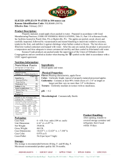 Apple Slices&ndash;Knouse Foods