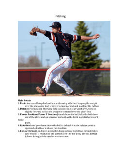 2016 VAA Pitching Clinic Handout
