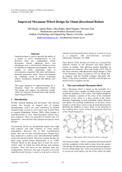Improved Mecanum Wheel Design for Omni