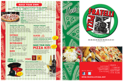 pizza kit! - Fratelli Pizza