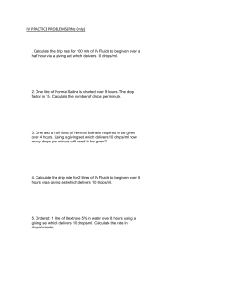 IV PRACTICE PROBLEMS (RNs Only)