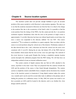 Chapter 6: Source location system