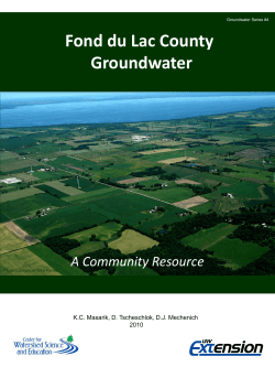Fond du Lac County Groundwater