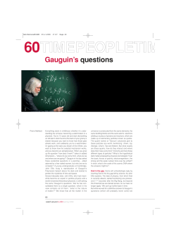 Gauguin`s questions