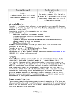 Materials Needed: Review: Statement of Objectives: