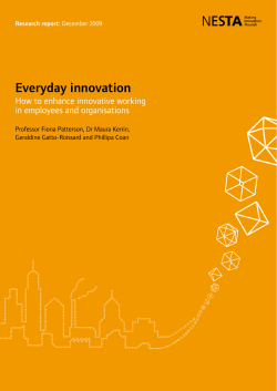 Everyday innovation