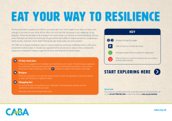 Eat your way to resilience