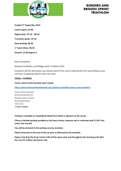 borders and bridges sprint tri