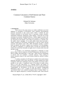 Common Caricatures of Self-Interest and Their